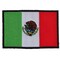 Patch, Embroidered Patch (Iron-On or Sew-On), Mexico Mexican Flag Patch, 3" x 2"